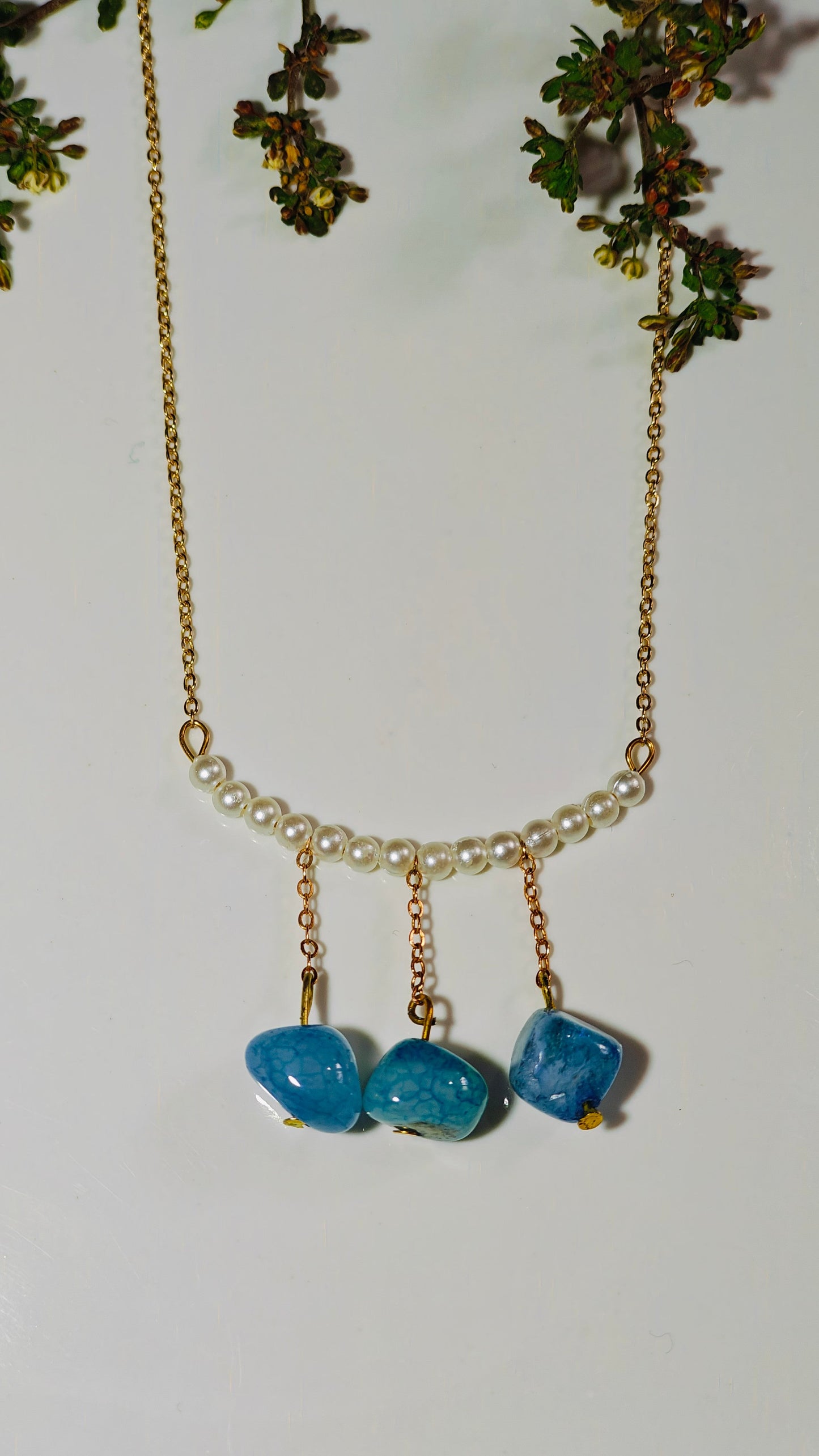 Ocean Drops Pearl Necklace