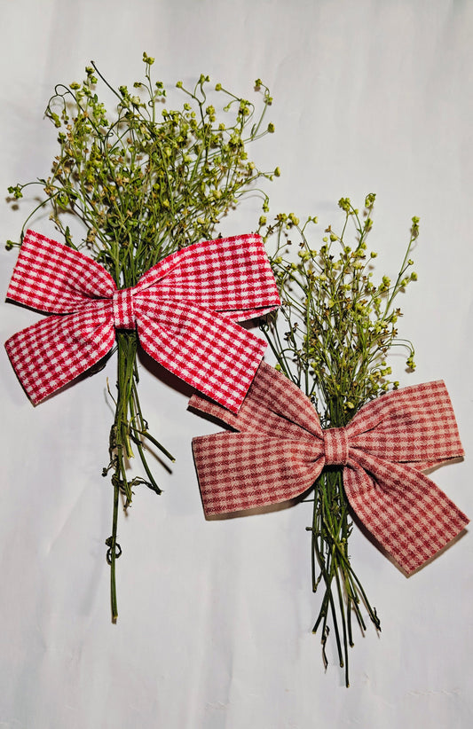 Fabric Hair Bows 1-pcs