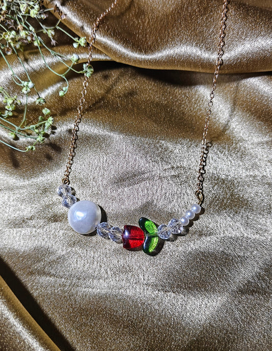 Glass Tulip Garden Necklace