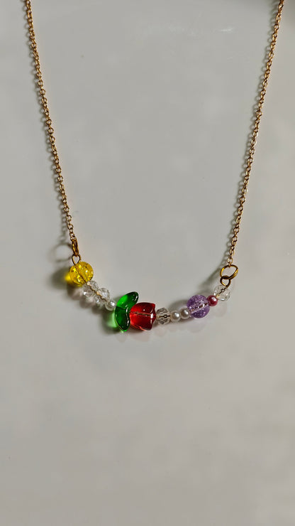 Tulip Garden Charm Necklace