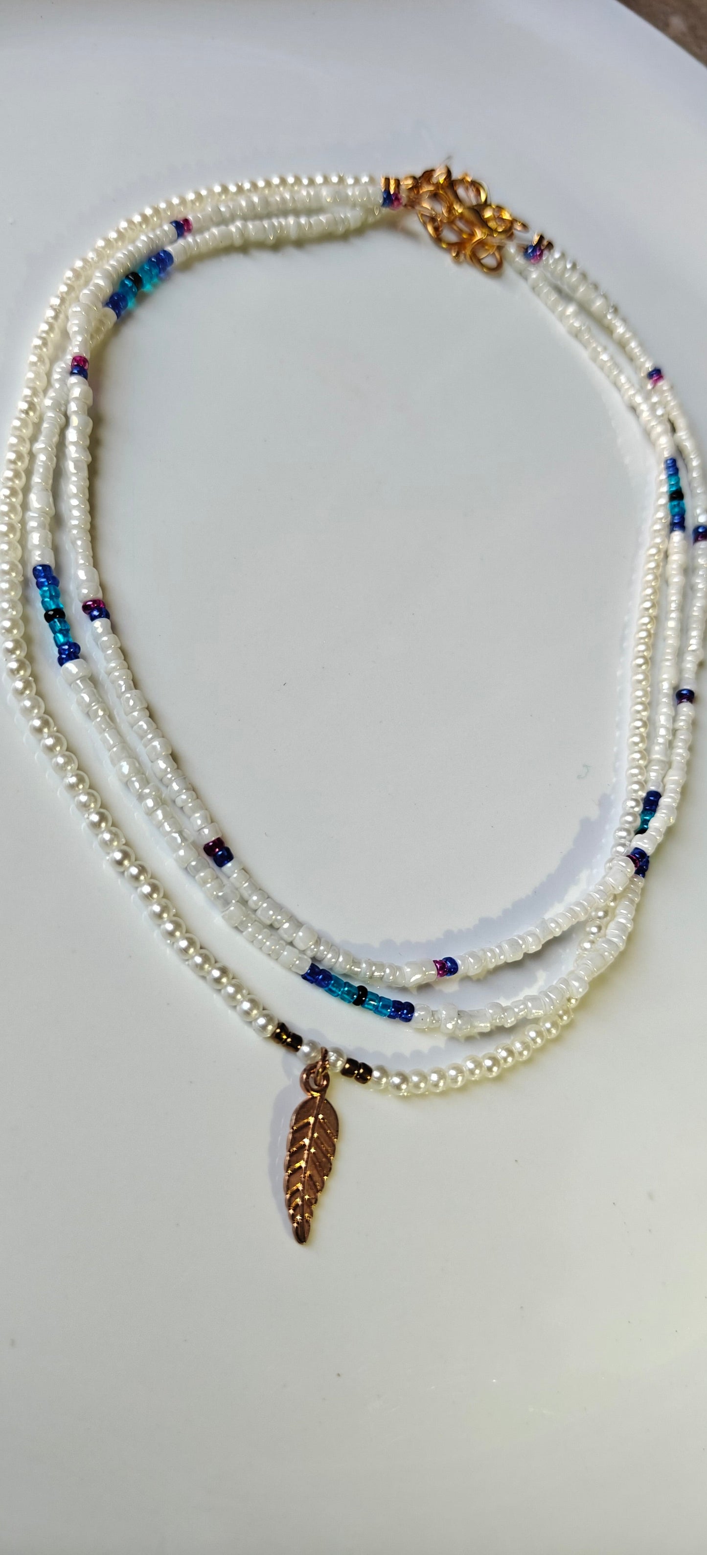 Pearl Aura Beaded Necklace