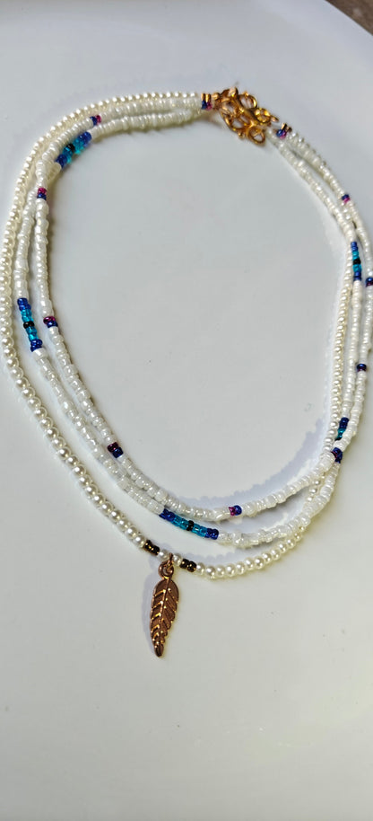 Pearl Aura Beaded Necklace