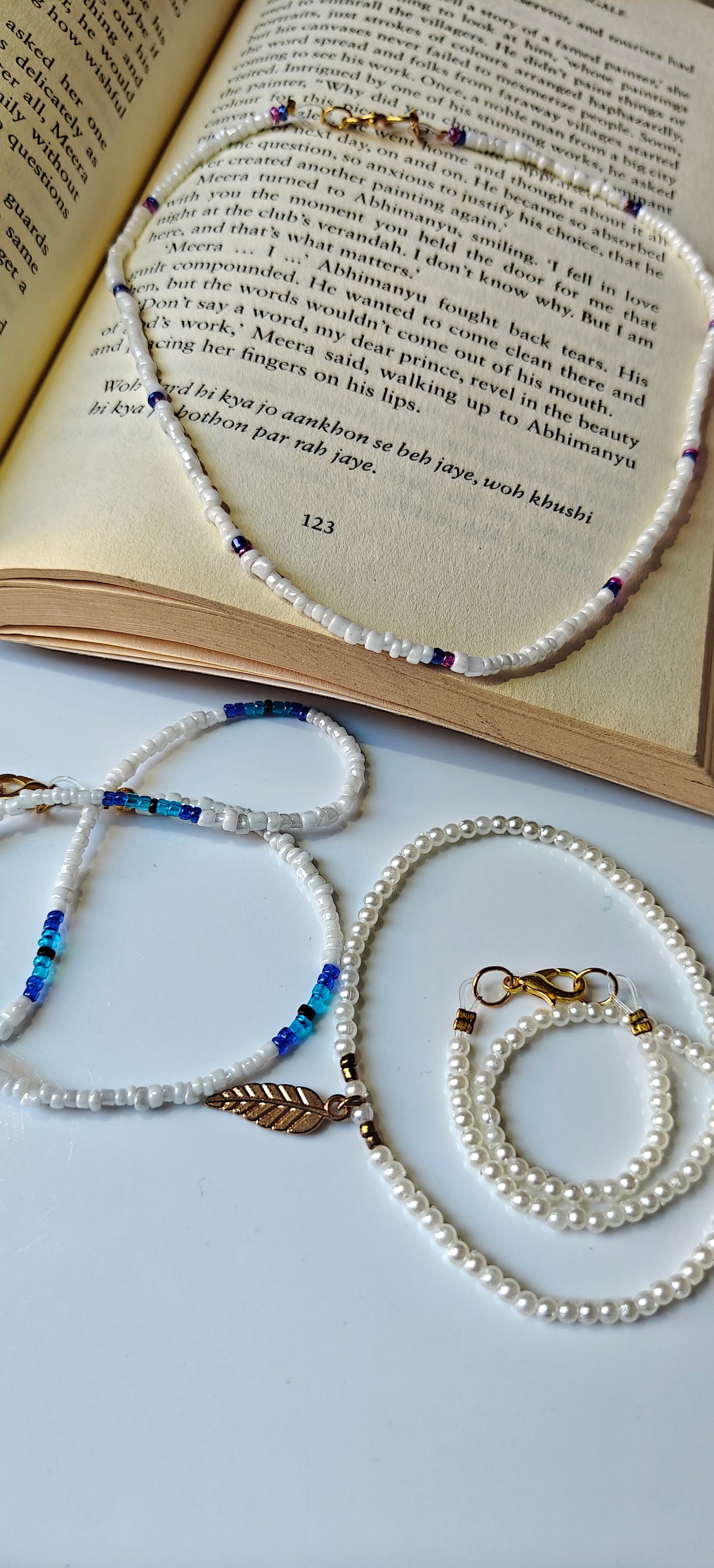 Pearl Aura Beaded Necklace