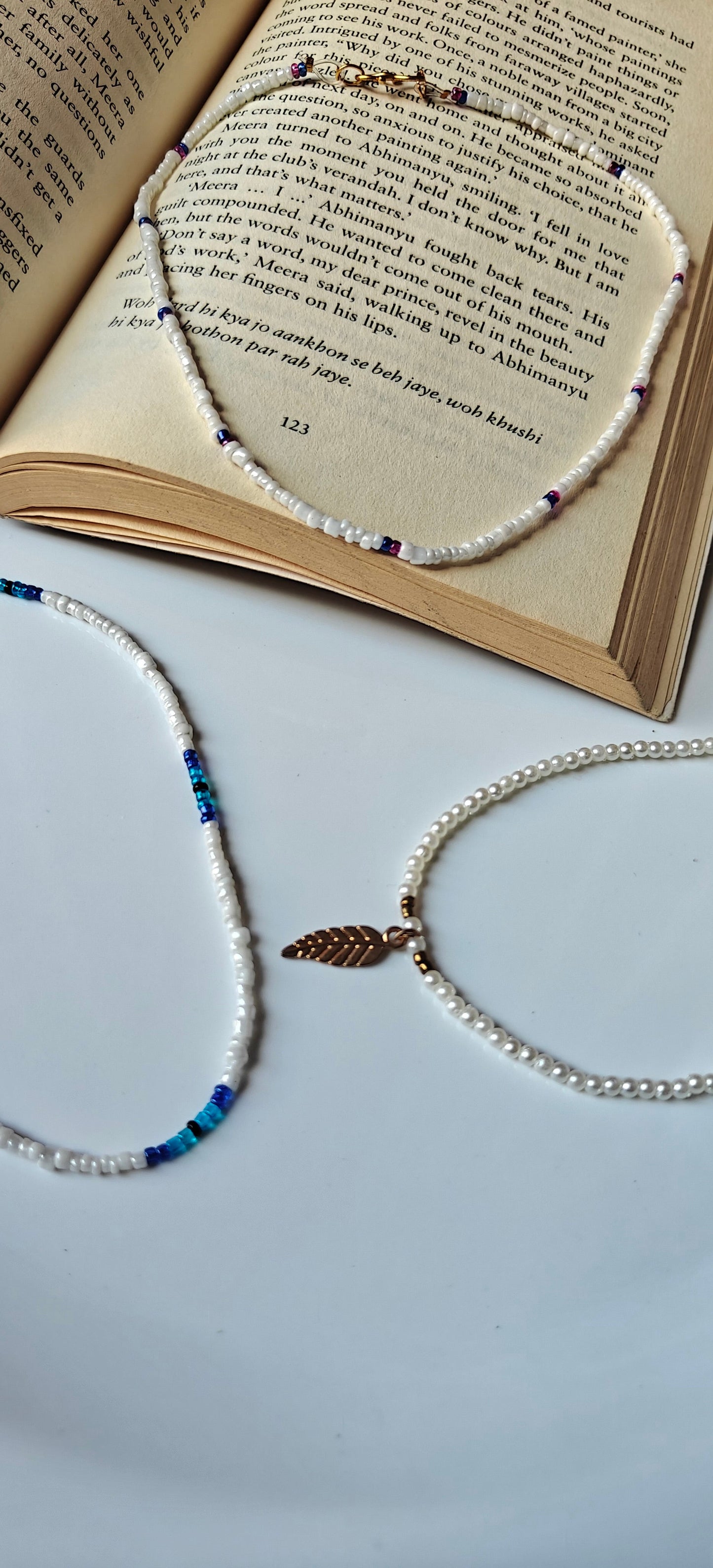 Pearl Aura Beaded Necklace