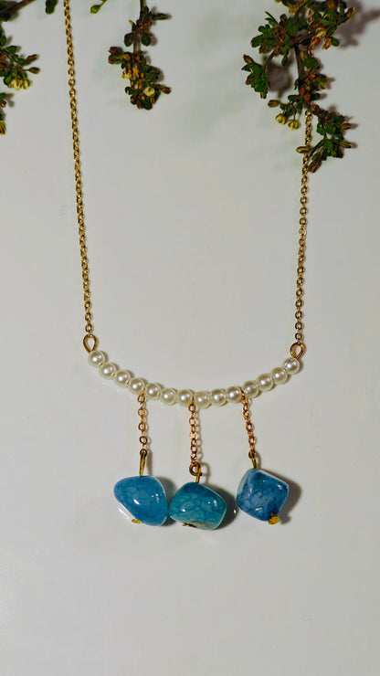 Ocean Drops Pearl Necklace