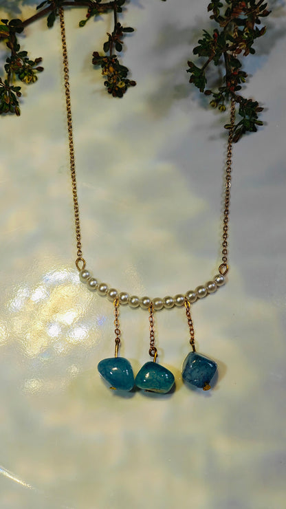 Ocean Drops Pearl Necklace