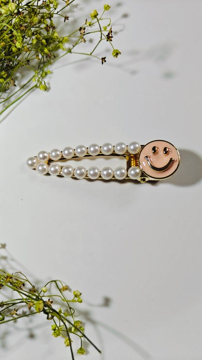 Elegant Pearl & Gem Hair Clip - Randomly any 2