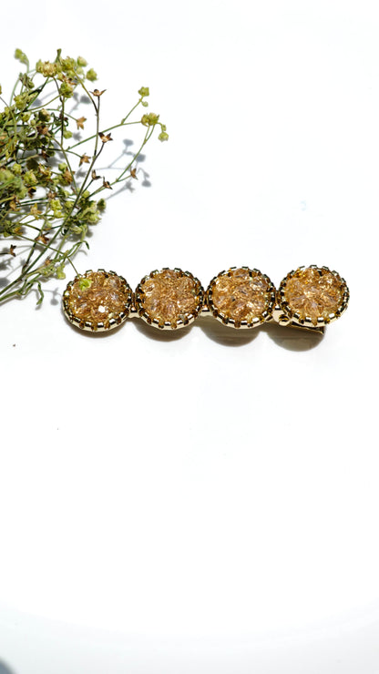 Elegant Pearl & Gem Hair Clip - Randomly any 2