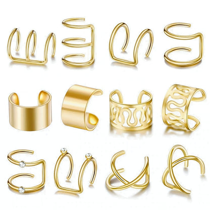 EAR CUFF SET (Gold Platted)