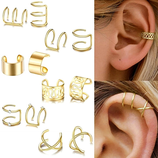 EAR CUFF SET (Gold Platted)
