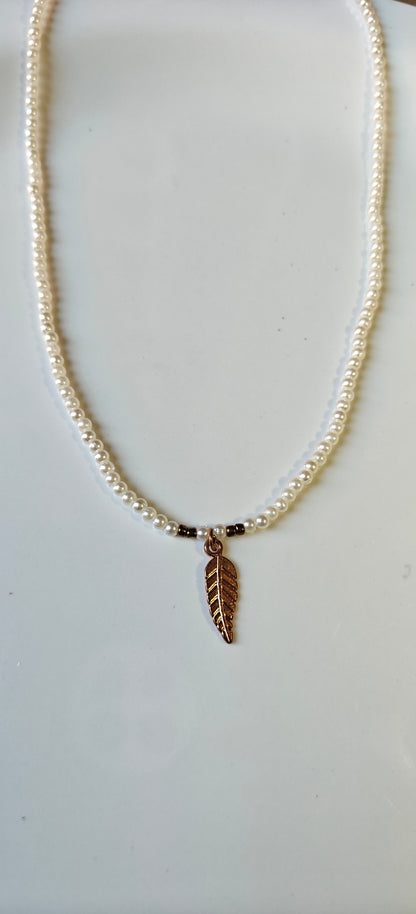 Pearl Aura Beaded Necklace