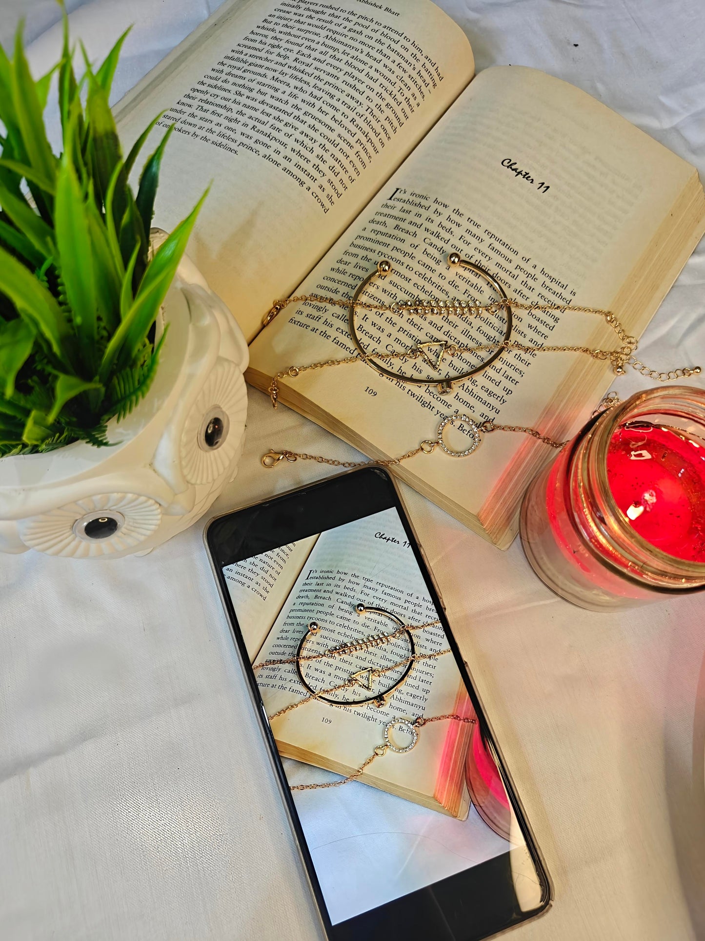 GEOMETRY BRACELET SET (Gold Platted)